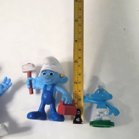 McDonald’s Lot Of 10 Classic Smurf Figures Happy Meal Toys Retro Classic Kids - Picture 15 of 16
